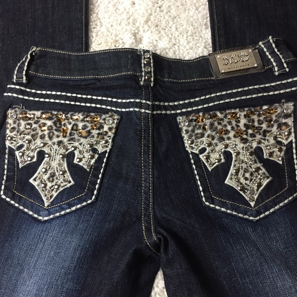 Miss Chic Jeans Denim - MGM Miss Chic Bling jeans with stretch size 5 NWT